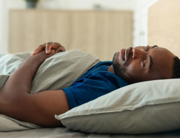 african-american-man-sleeping