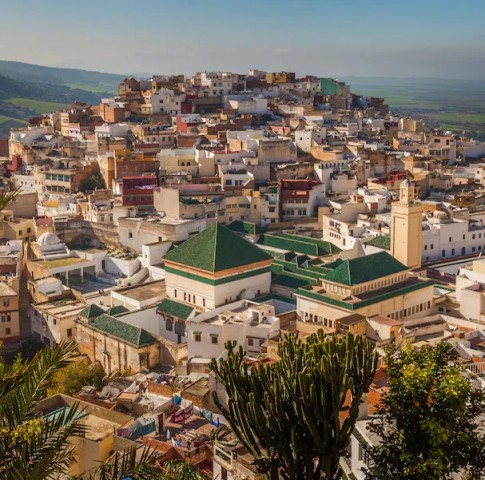 ariel-view-Moroccan-city