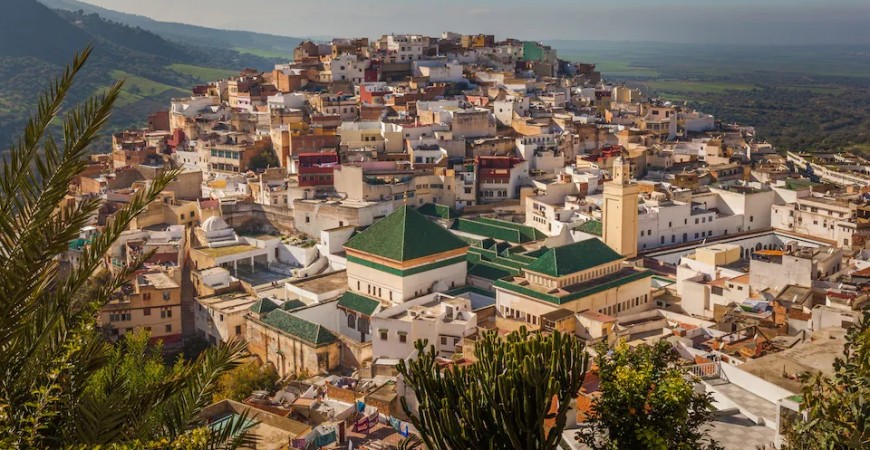 ariel-view-Moroccan-city