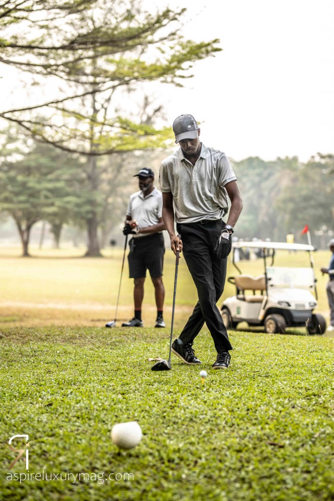 One of the golfers from team Nigeria