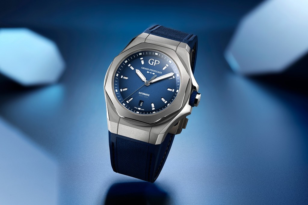 The new Girard Perregaux Laureato Absolute TI30 in blue