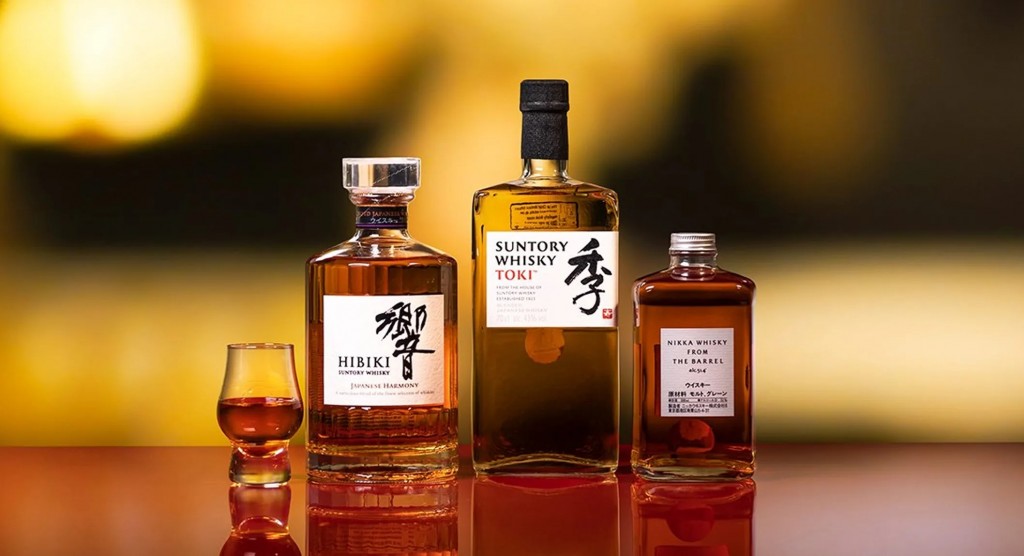 Different Japanese whisky brands